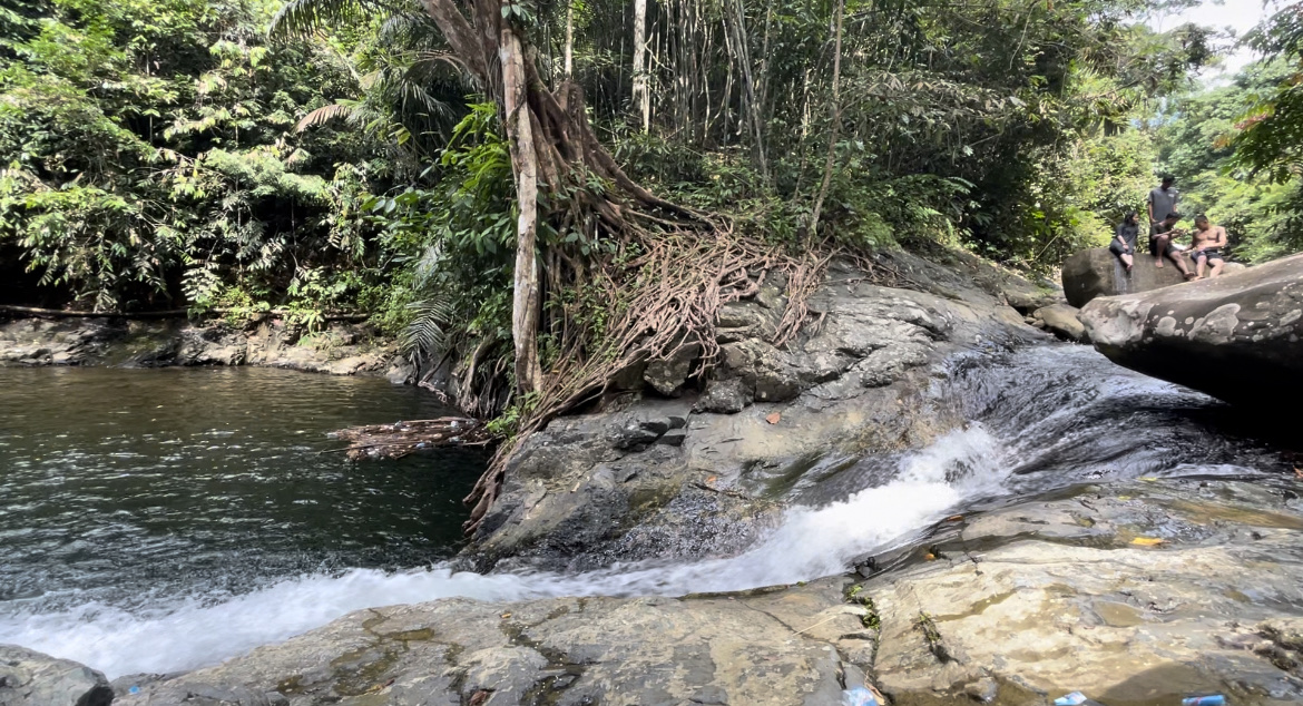 air terjun senamat ulu,bathin III ulu,Bungo
