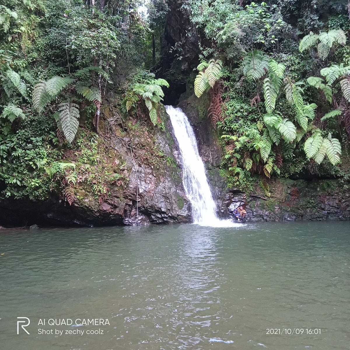 Air terjun batu dinding
